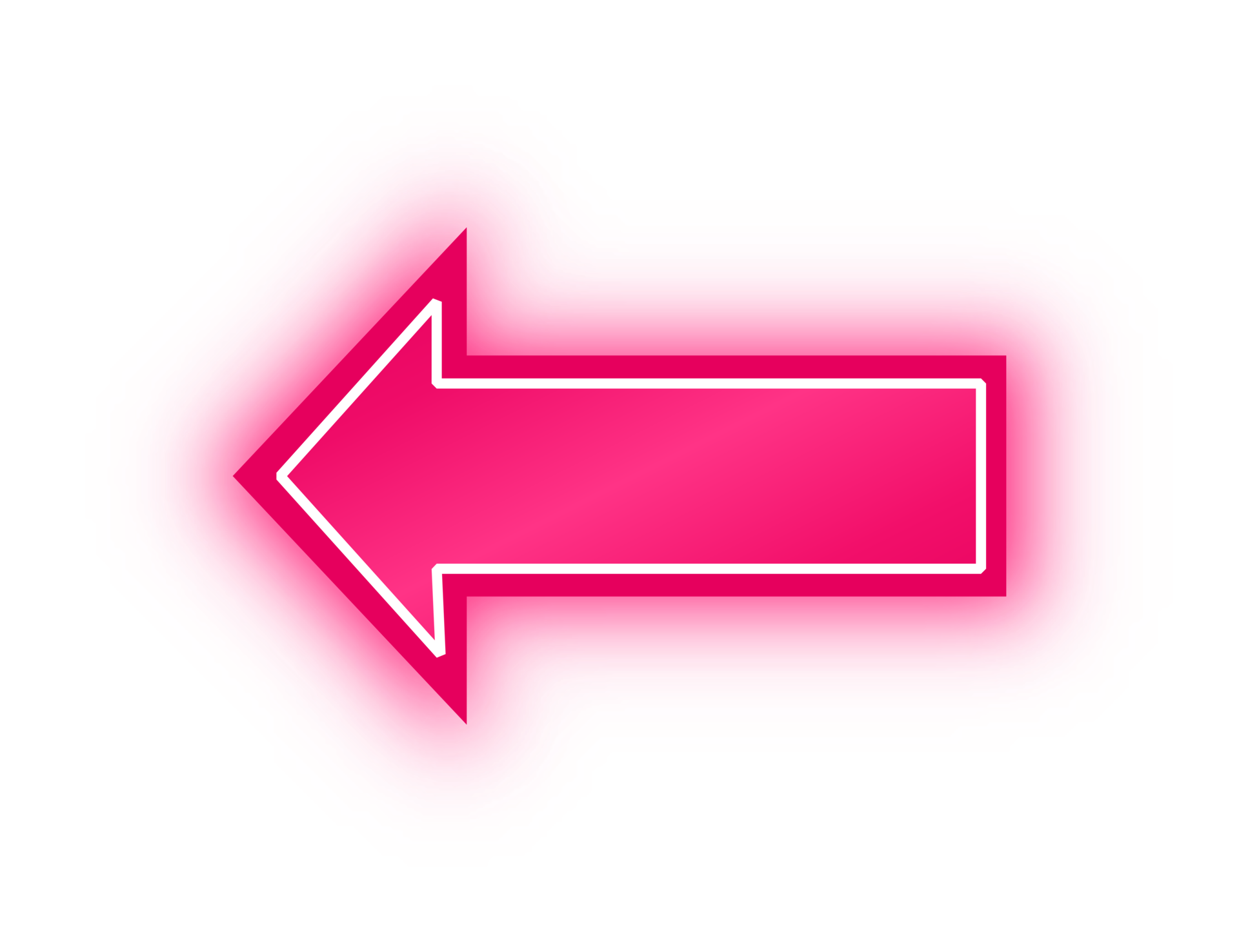 Neon Pink Arrow Banner, Neon Arrow 10984664 PNG