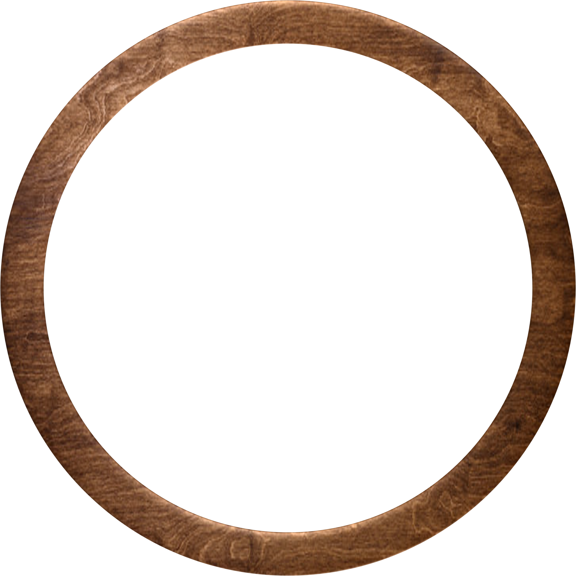 Wooden Round Frame 10984674 PNG