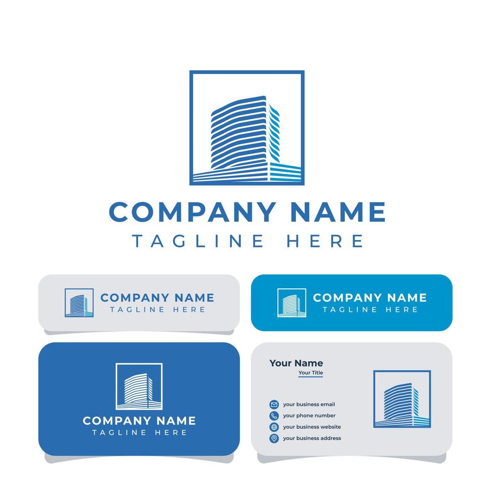 Modern Real Estate Logo, is suitable for any business. vector