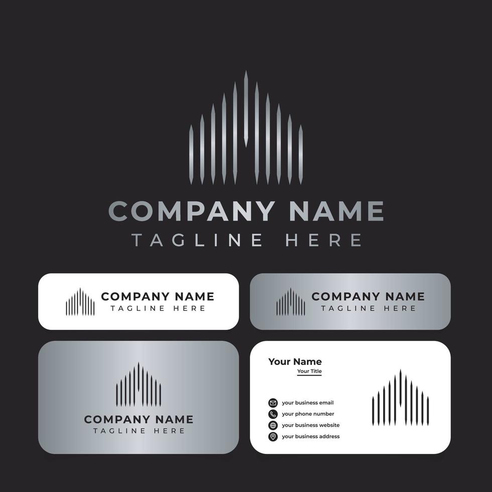 Simple Modern Home Logo, is suitable for any business. vector