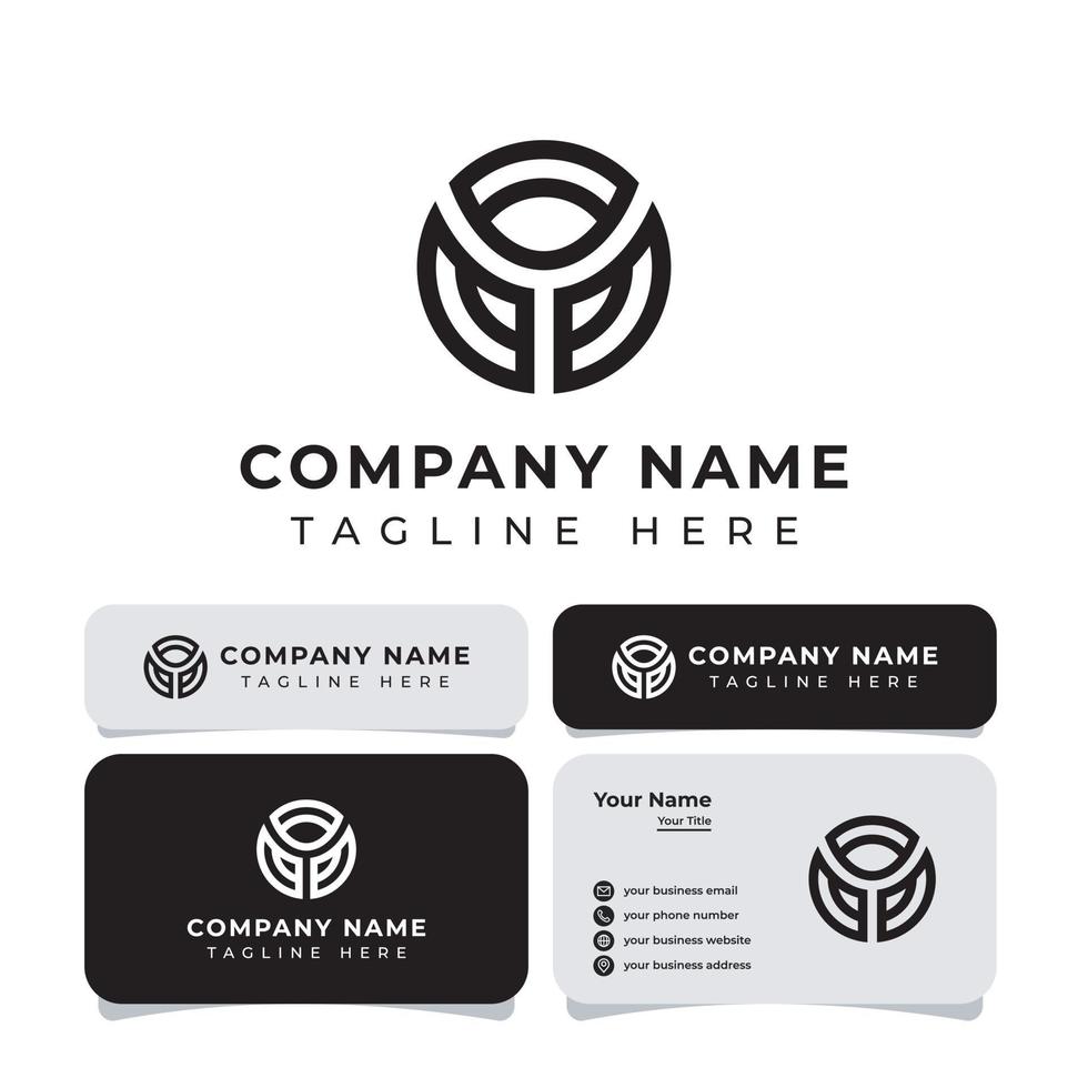 Luxury YO Monogram Logo, suitable for any business with YO or OY initials. vector