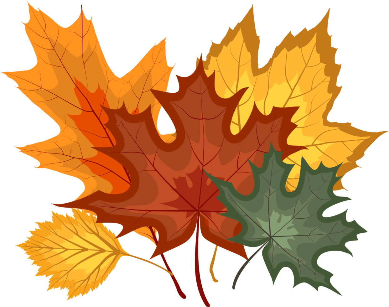 Autumn Falling Leaves png