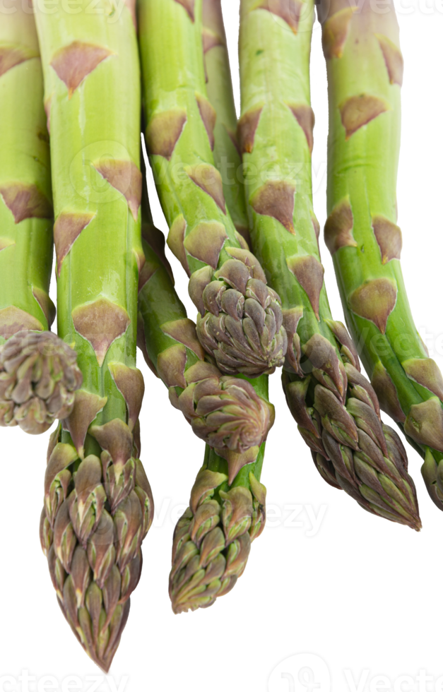 asperges vertes fraîches végétariennes. légumes découpés png