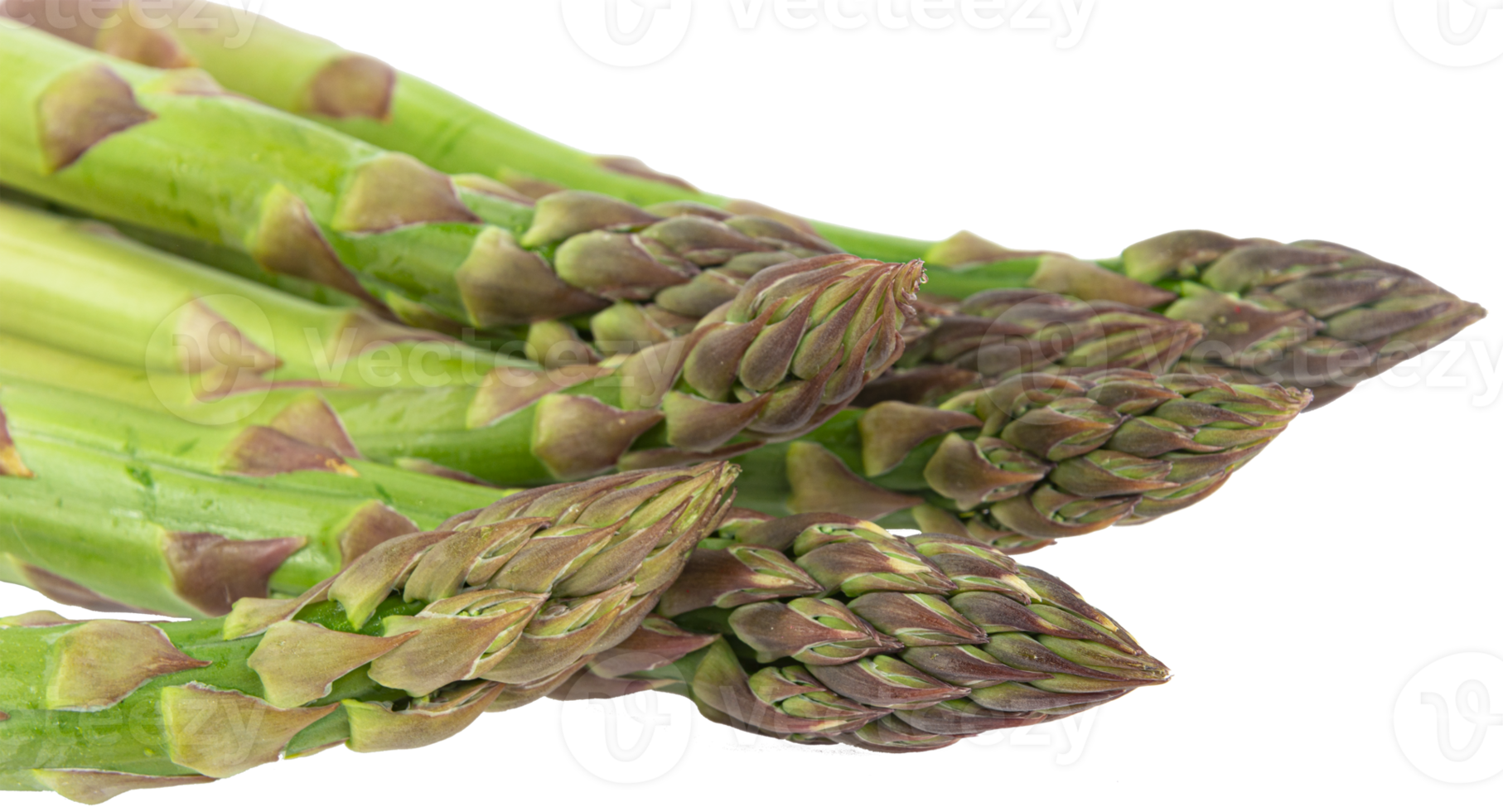 vegetarischer frischer grüner Spargel. Gemüse ausgeschnitten png