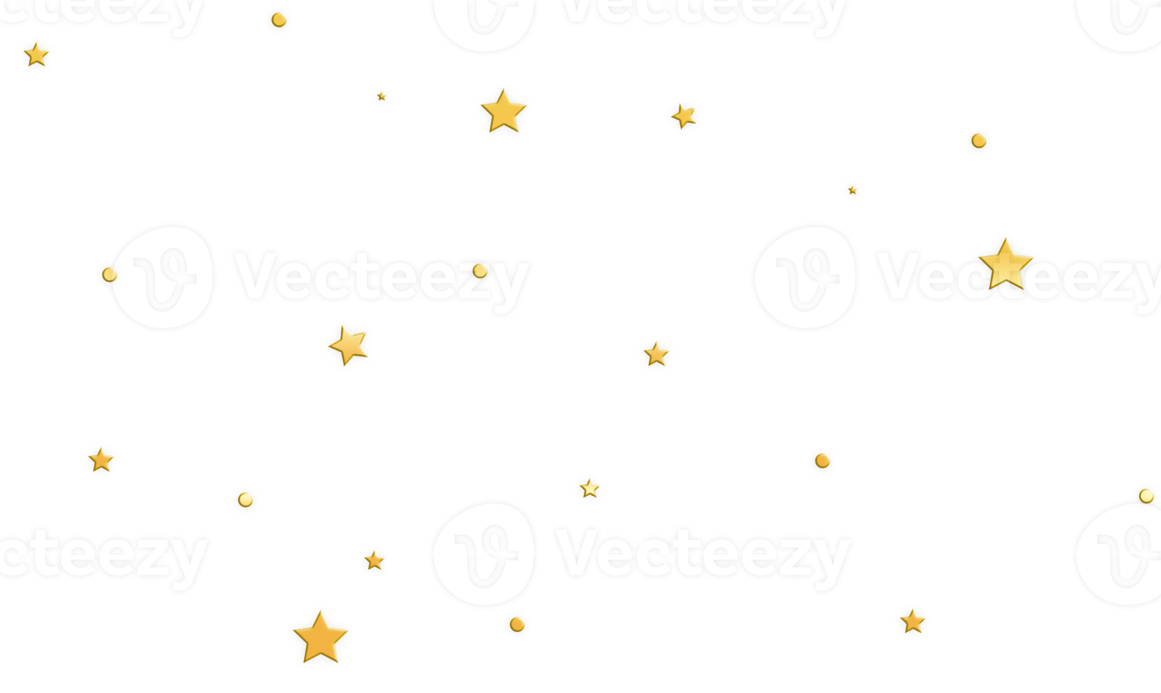 Gld stars scattering cut out 10985627 png