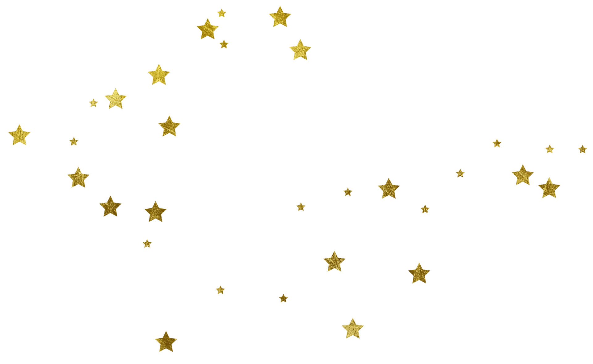 estrellas-doradas-esparcidas-recortadas-10986169-png