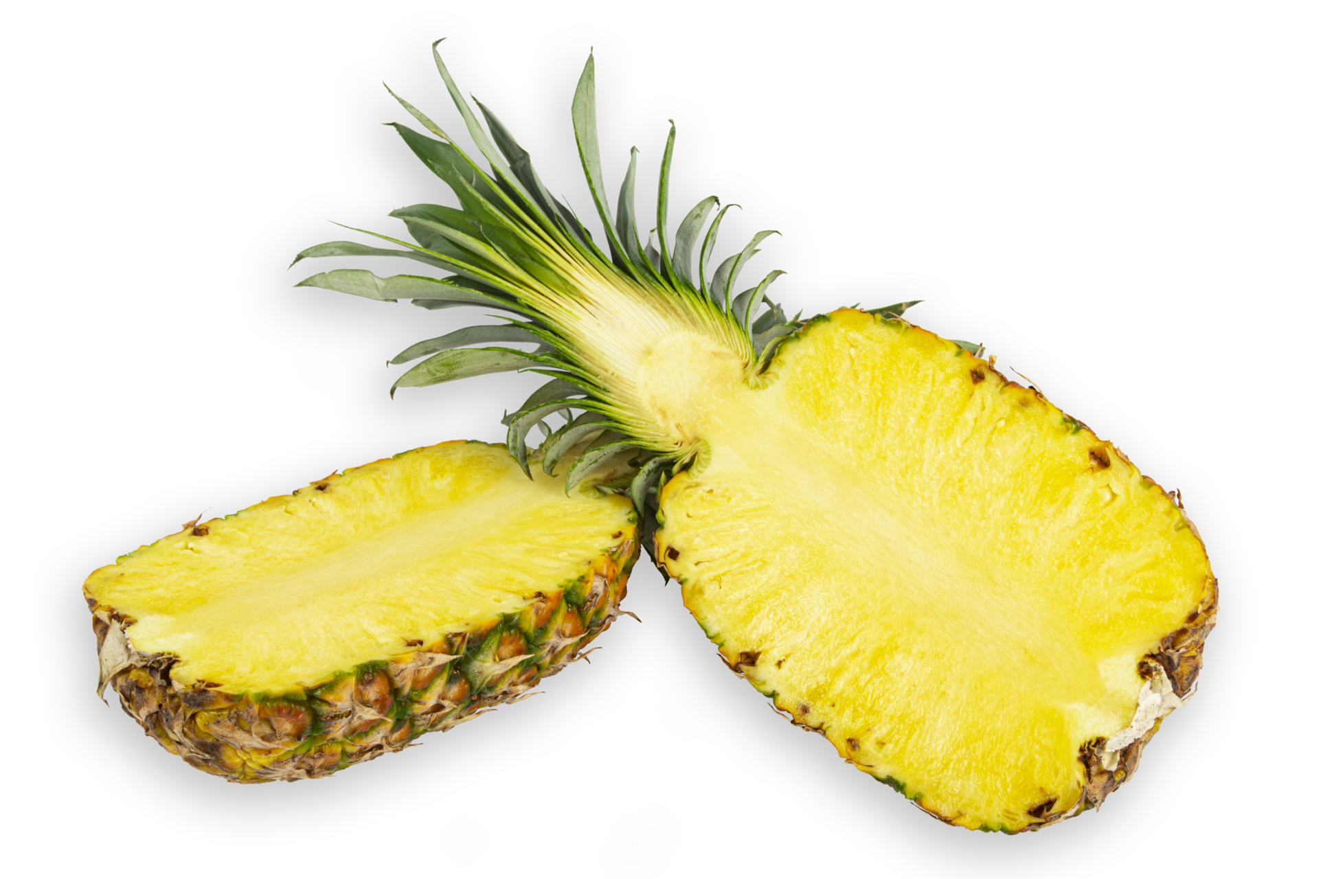 Yellow Juicy Ripe pineapple isolated cut out 10986201 PNG