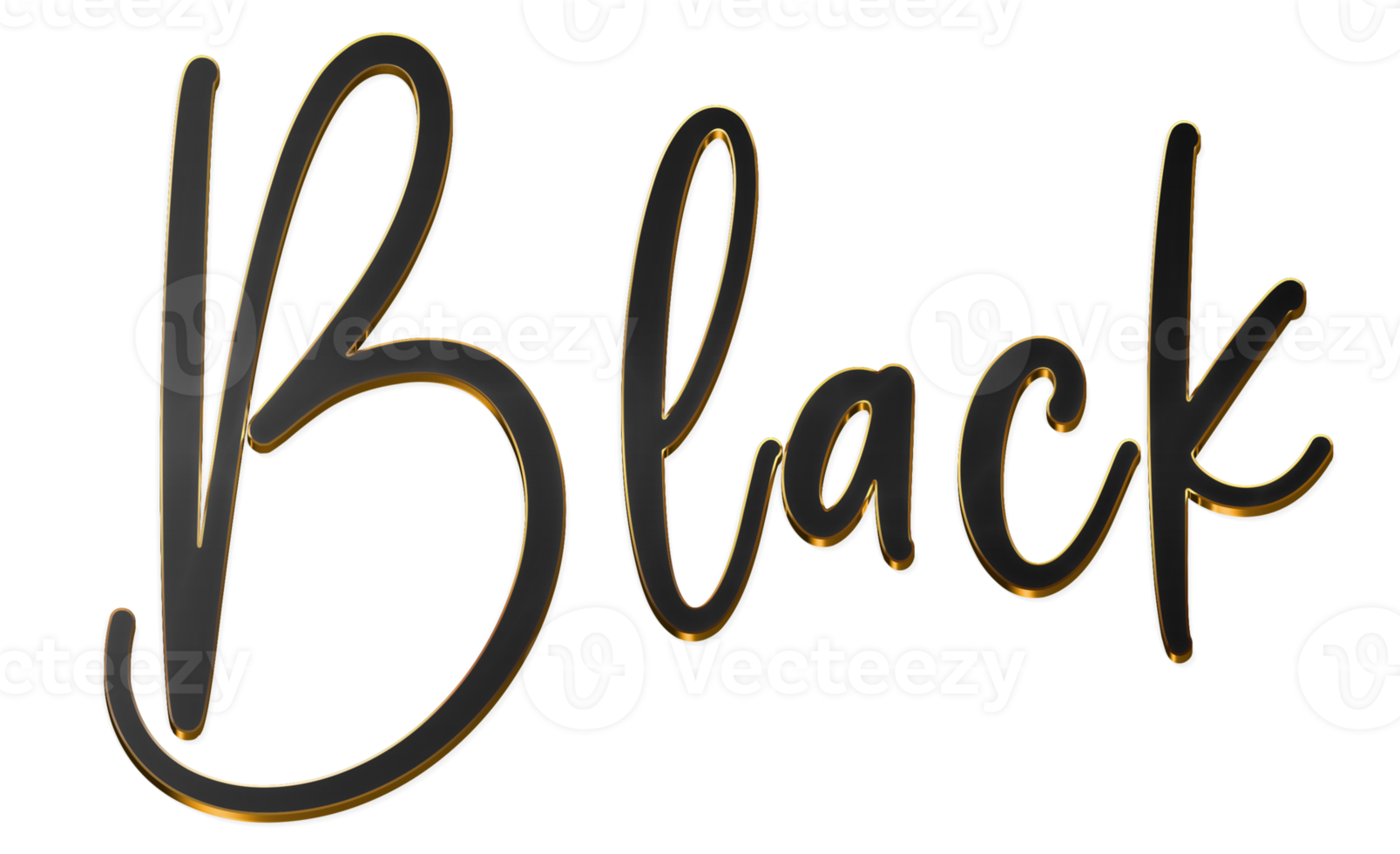 Darck Text Black cut out png