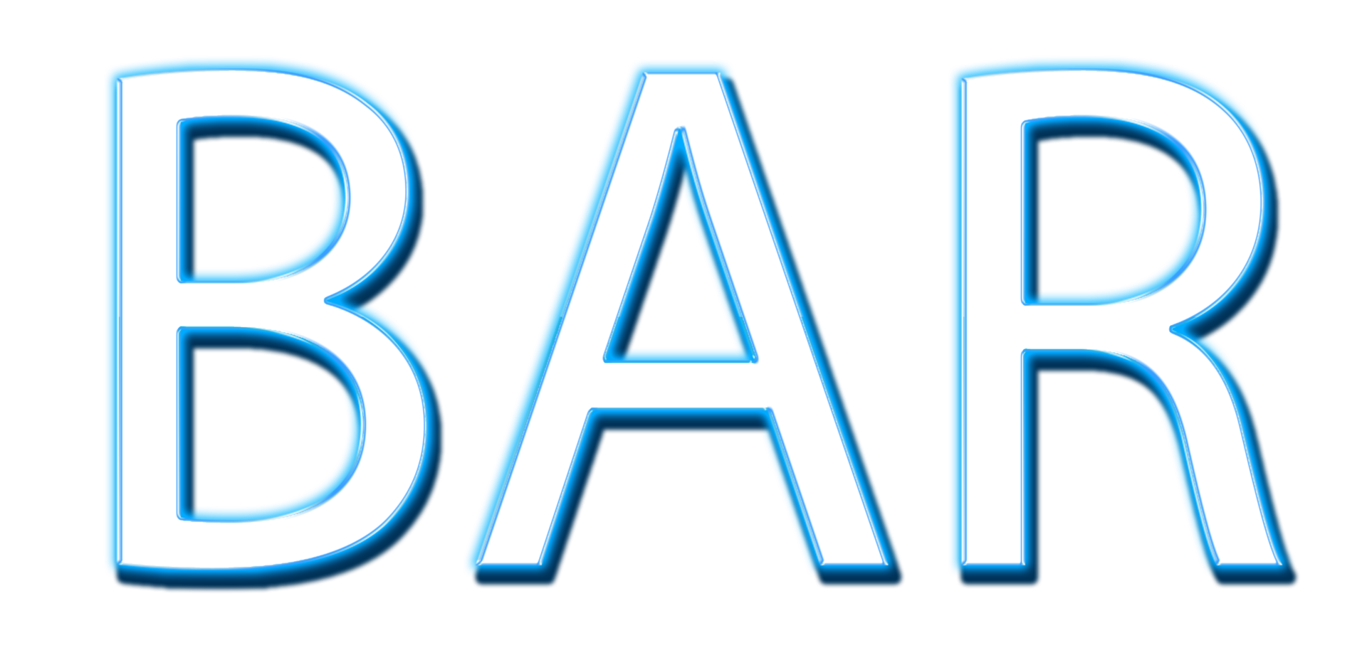 Blue Neon Text Bar cut out 10986411 PNG