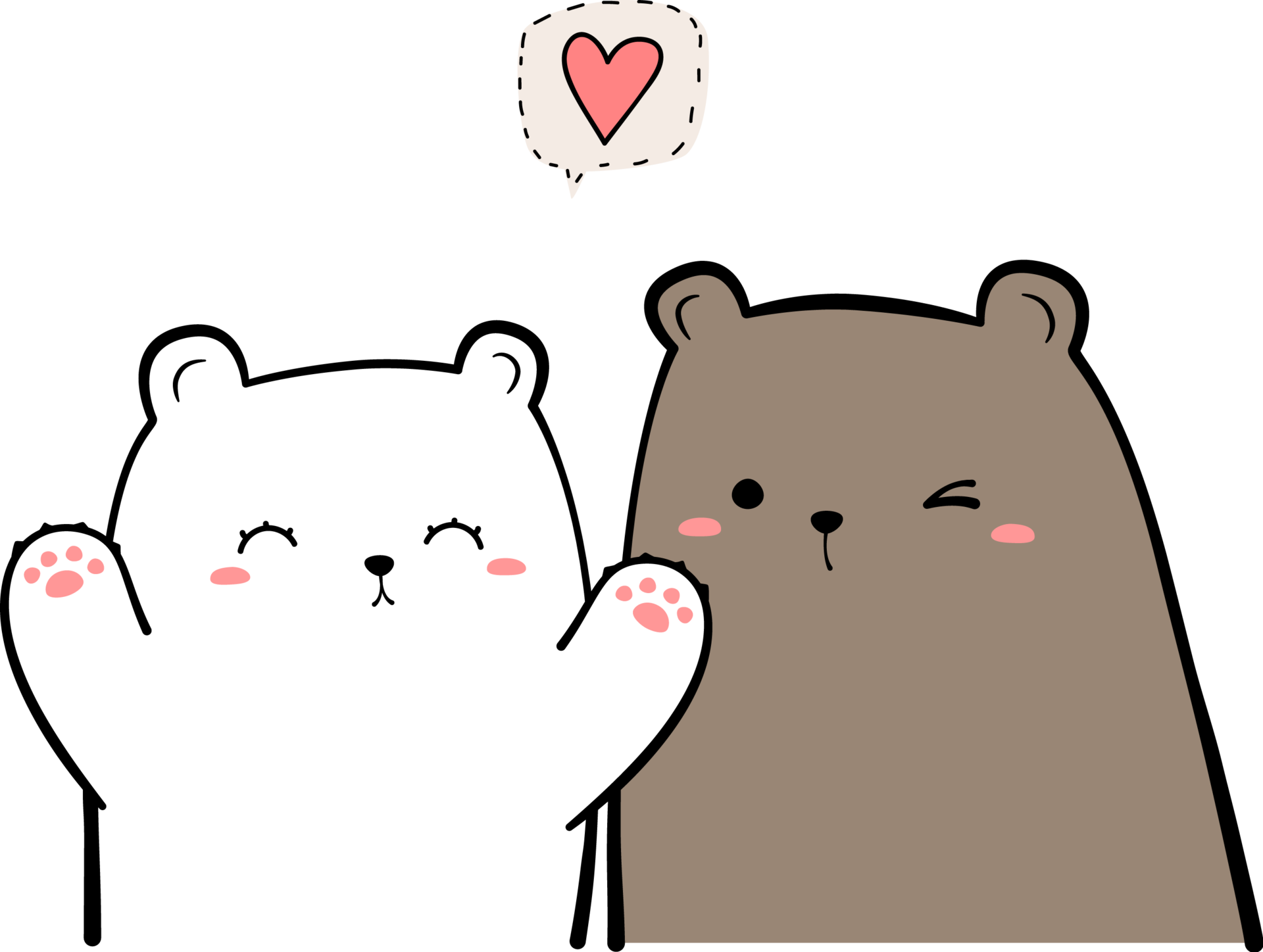 Free couple of white bear and teddy bear flat style cartoon illustration 10986478 PNG with Transparent Background Free couple of white bear and teddy bear flat style cartoon illustration 10986478 PNG with Transparent Background