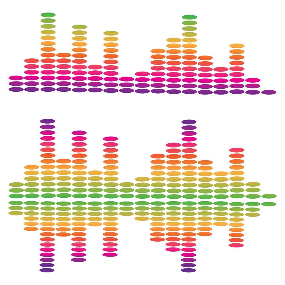 Audio technology  music sound waves vector icon illustration