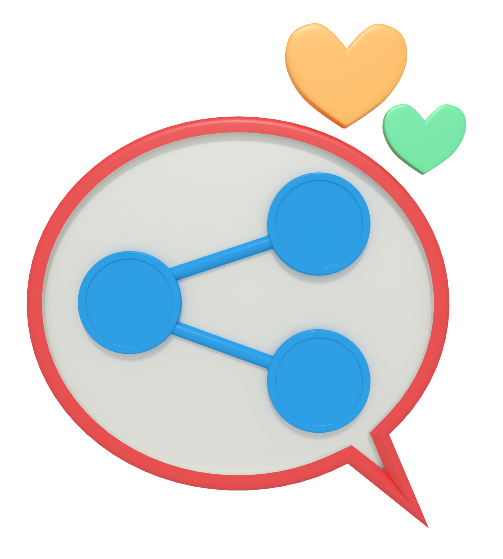 3d Icon Of Sharing On Social Media 10986635 PNG 3d-icon-of-sharing-on-social-media-10986635-png
