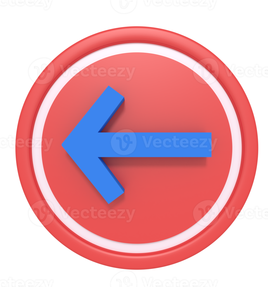 3d rendering of arrow icons png
