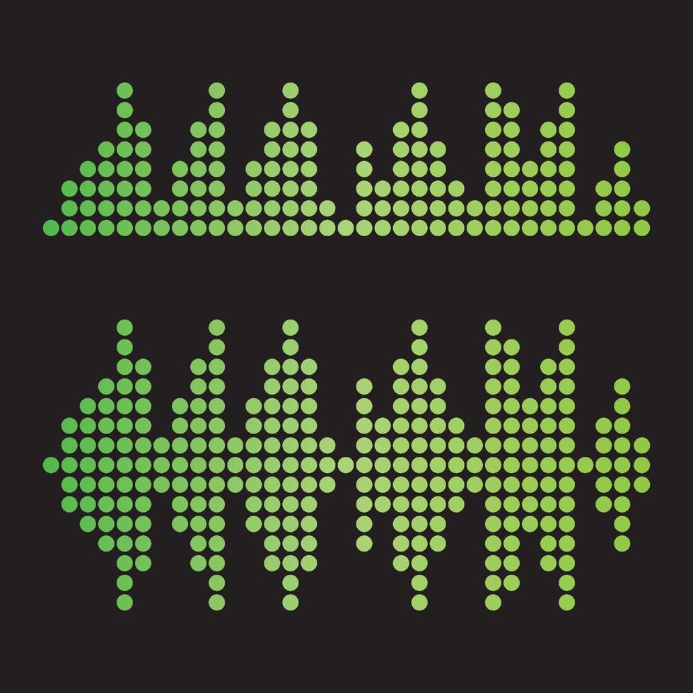 Audio technology  music sound waves vector icon illustration