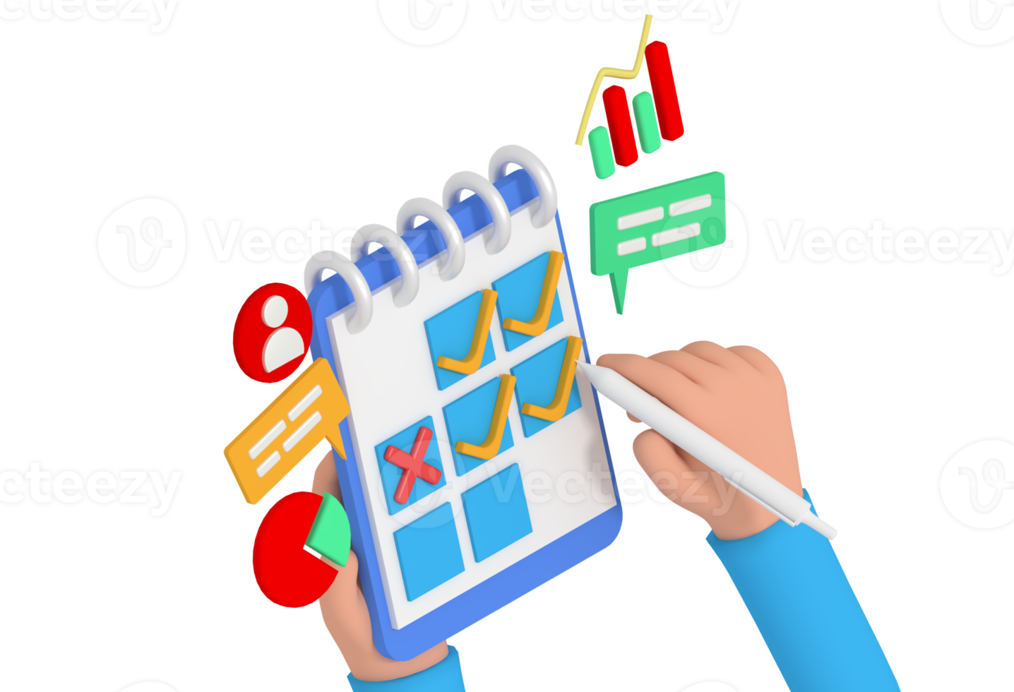 3d-illustration-business-planning-on-calendar-10987205-png