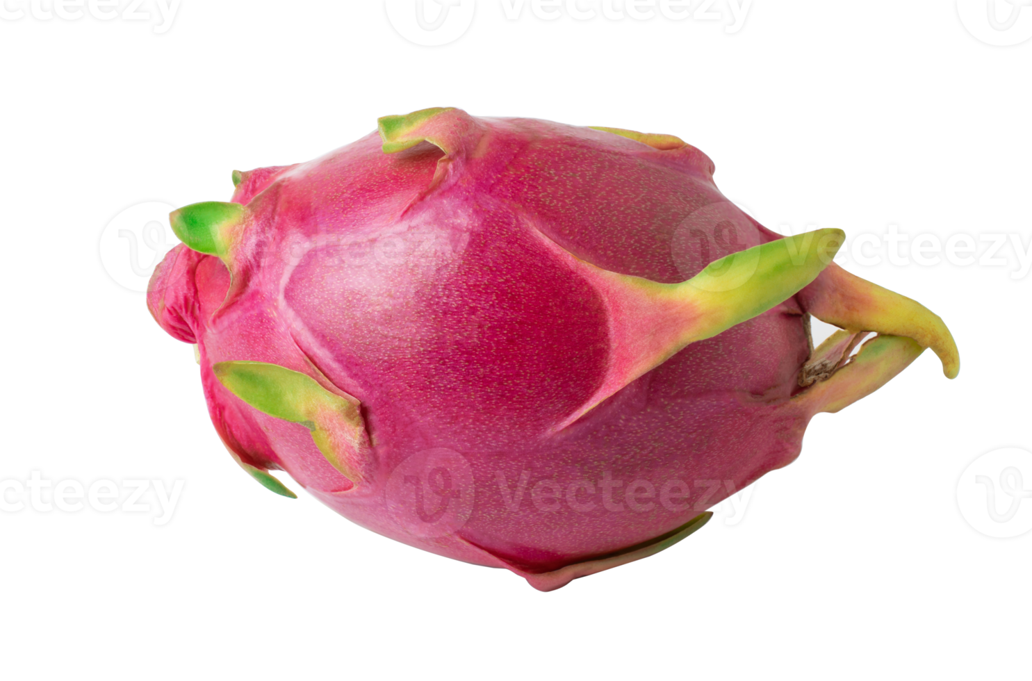 Dragon fruit isolated on white background. with clipping path png