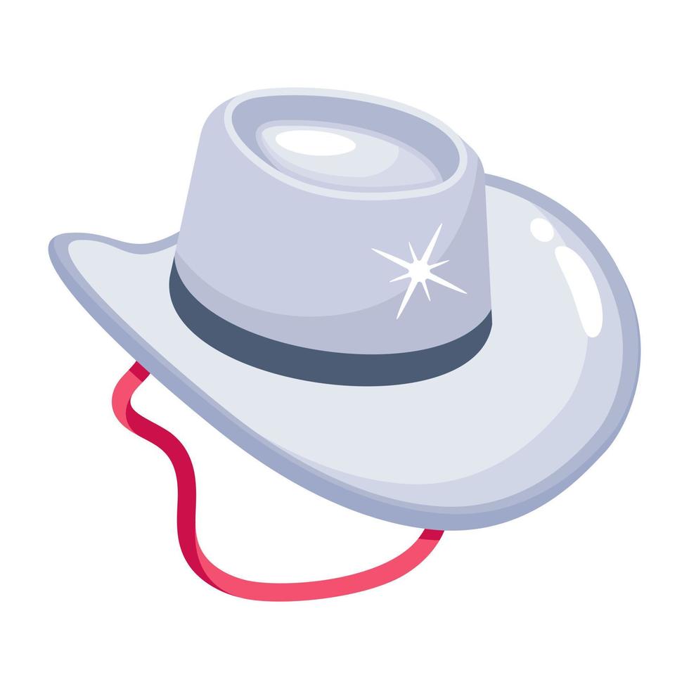 A cowboy hat flat icon download vector
