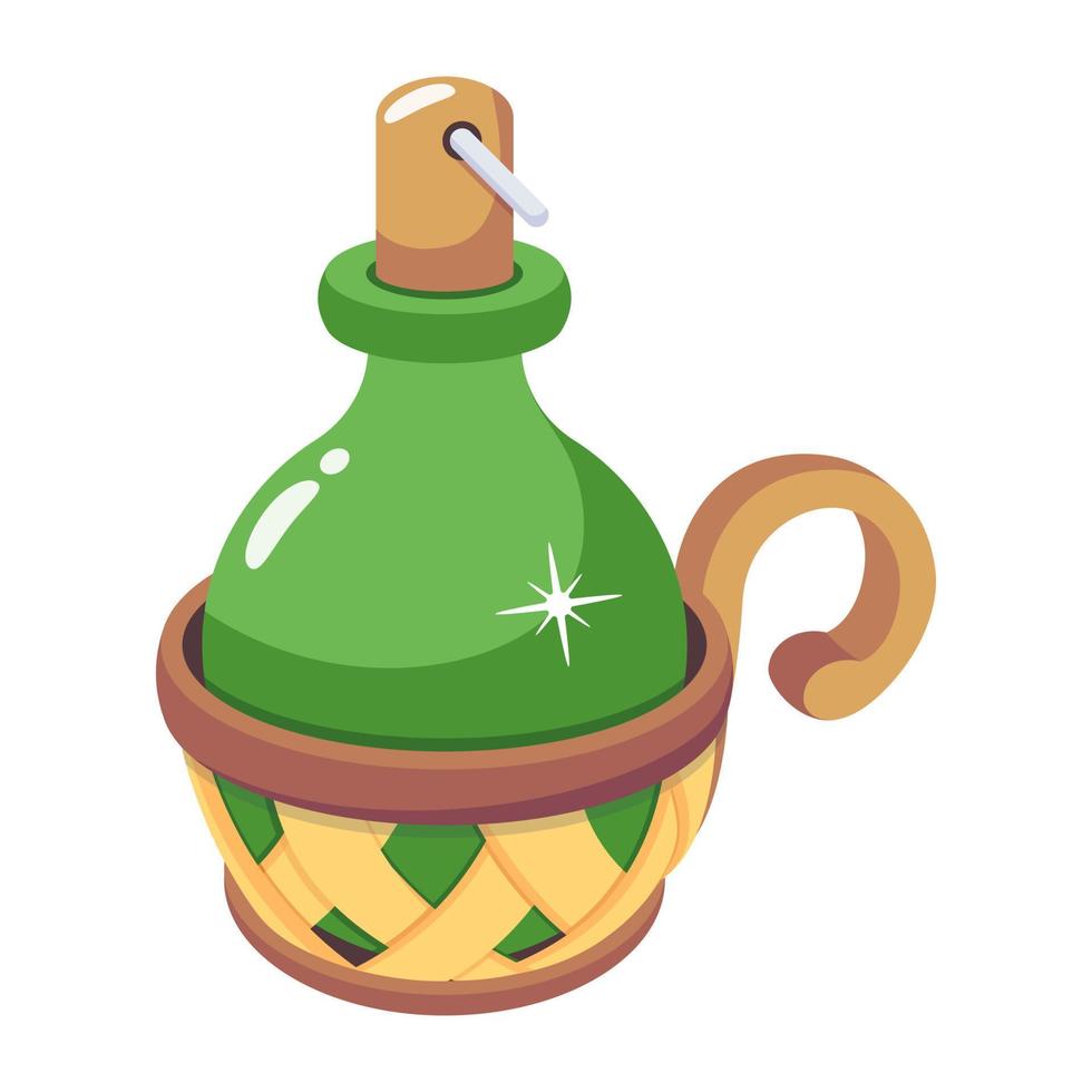 A potion bottle flat icon download vector