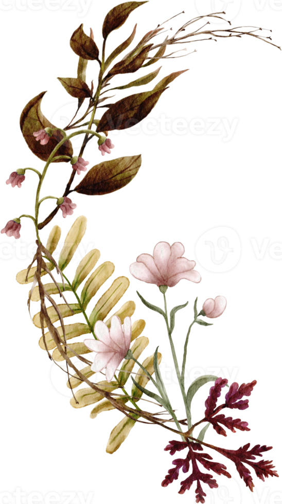 aquarell blumenarrangement png