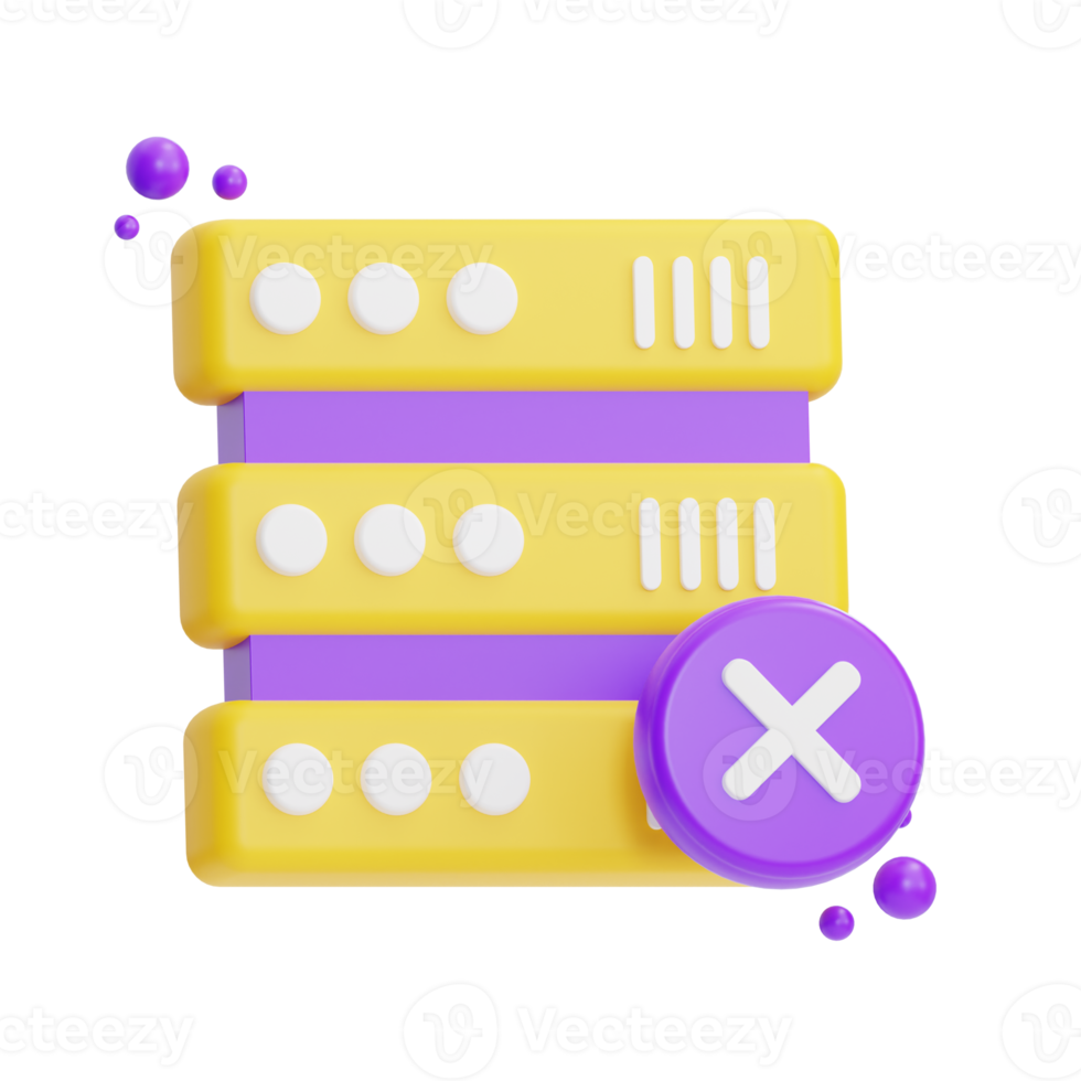 Server Illustration 3d png