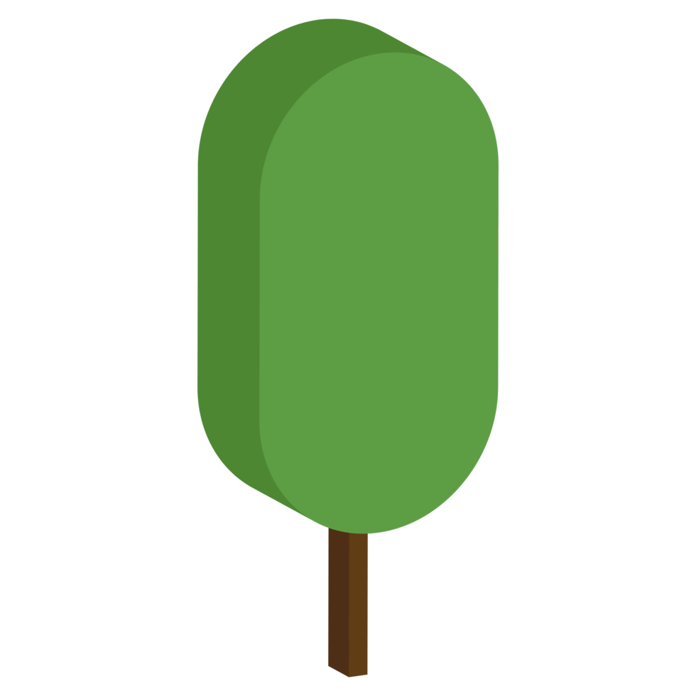 Tree or plant, Isometric plant and trees. png