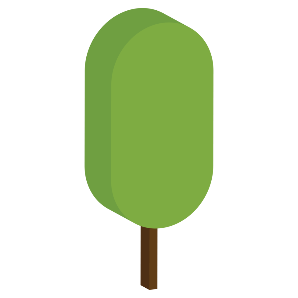 Tree or plant, Isometric plant and trees. png