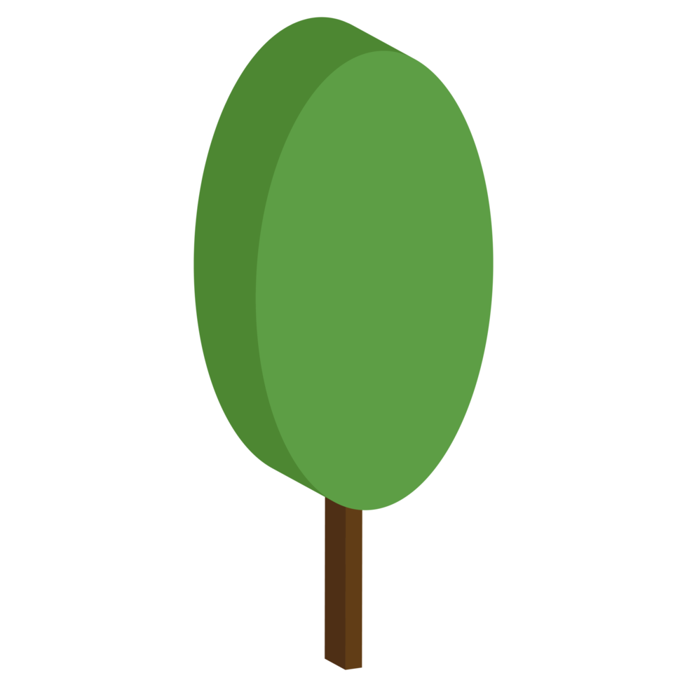 Tree or plant, Isometric plant and trees. png