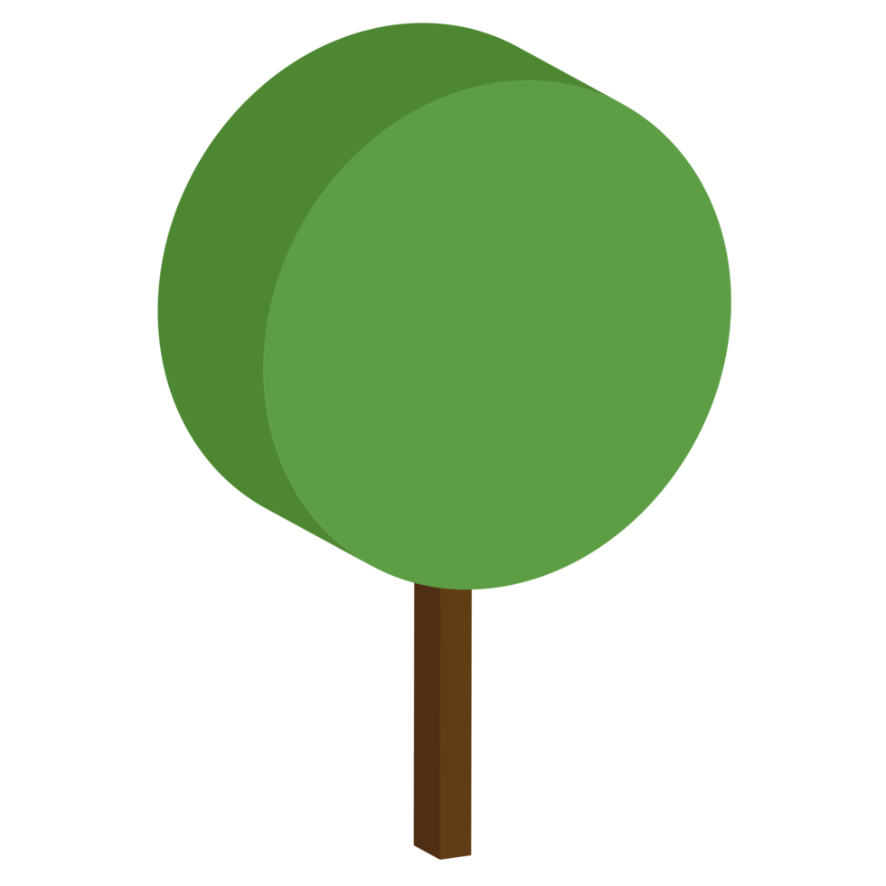 albero o pianta, isometrico pianta e alberi. png