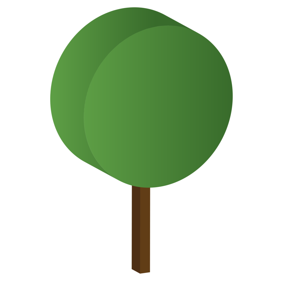 albero o pianta, isometrico pianta e alberi. png