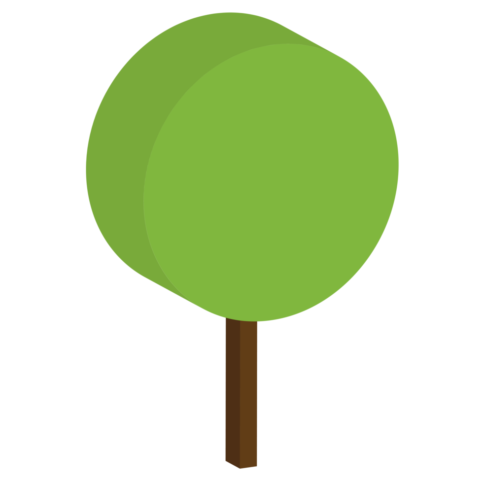 albero o pianta, isometrico pianta e alberi. png