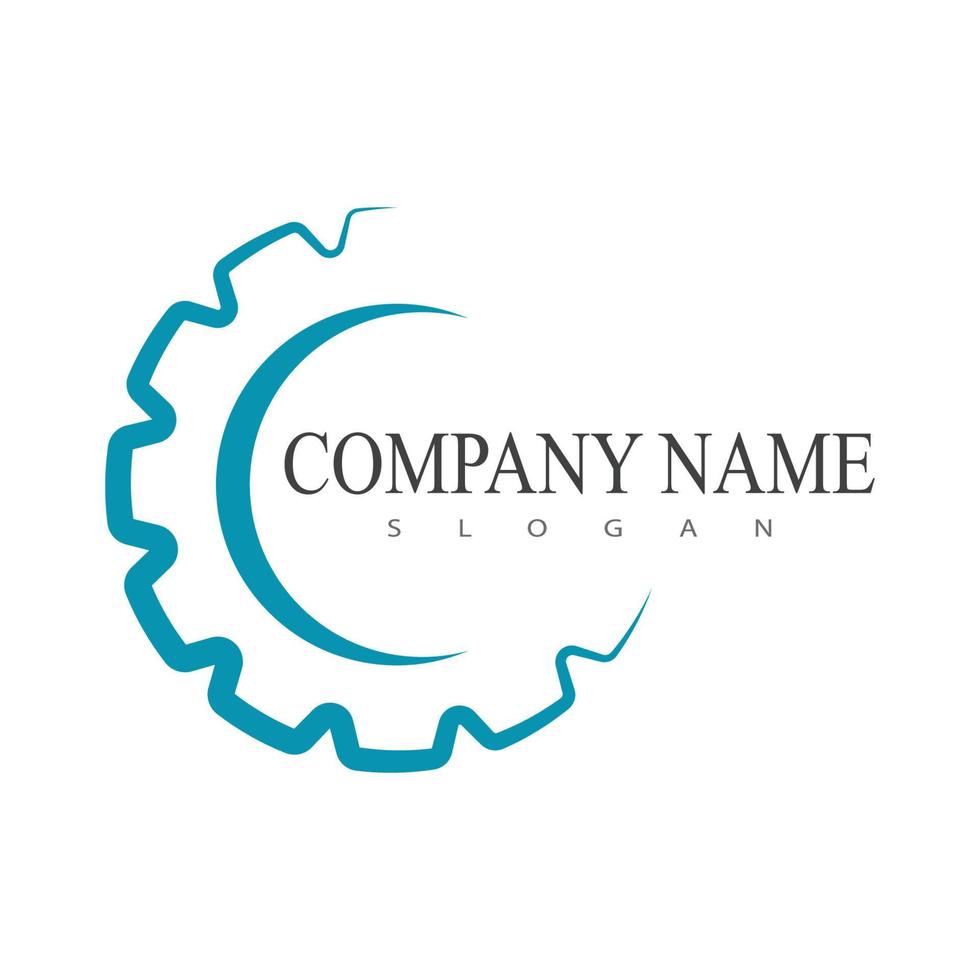 Gear Logo Template vector icon illustration design