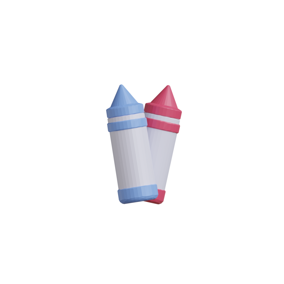 3D Isolated Art Tools Icon png