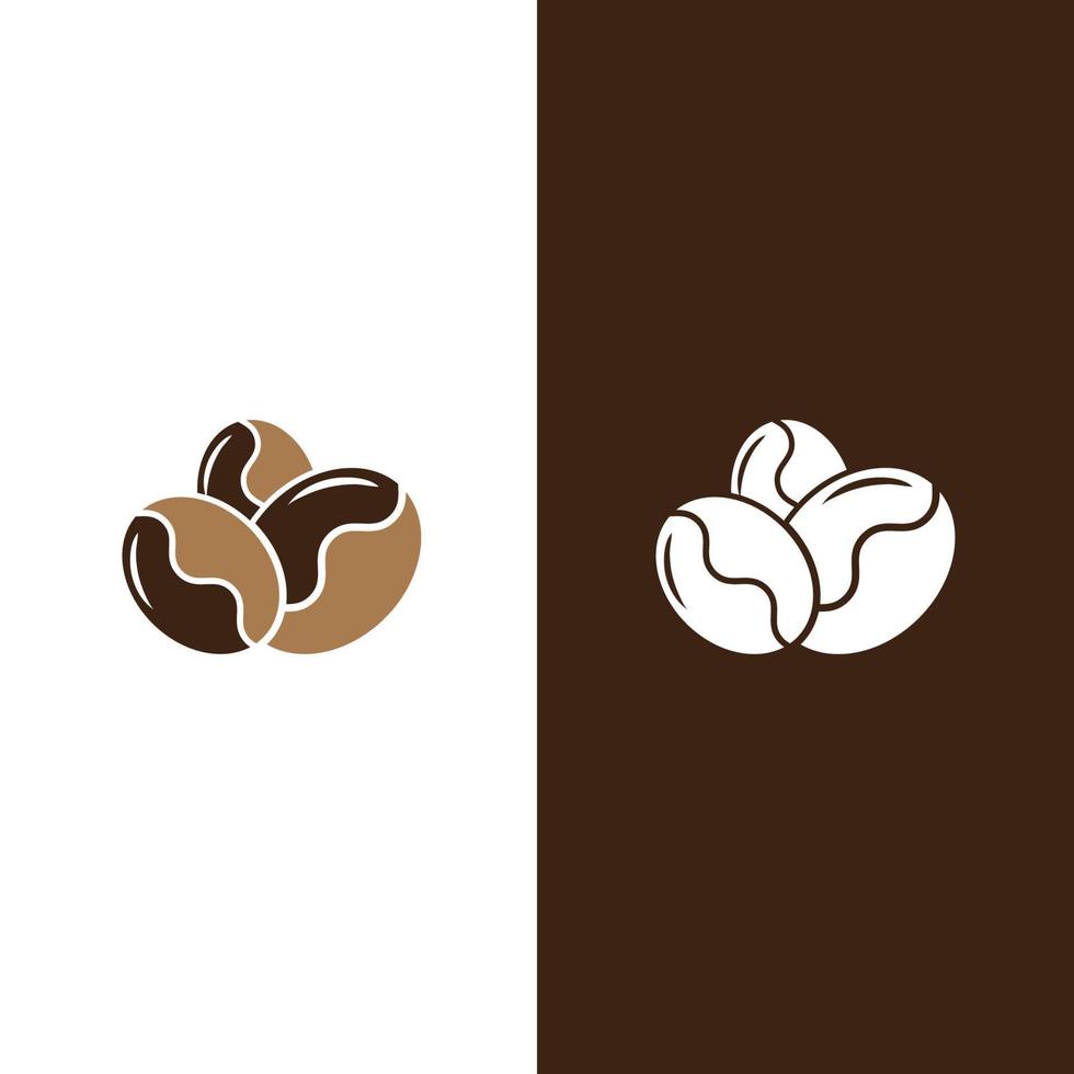 coffee bean icon vector