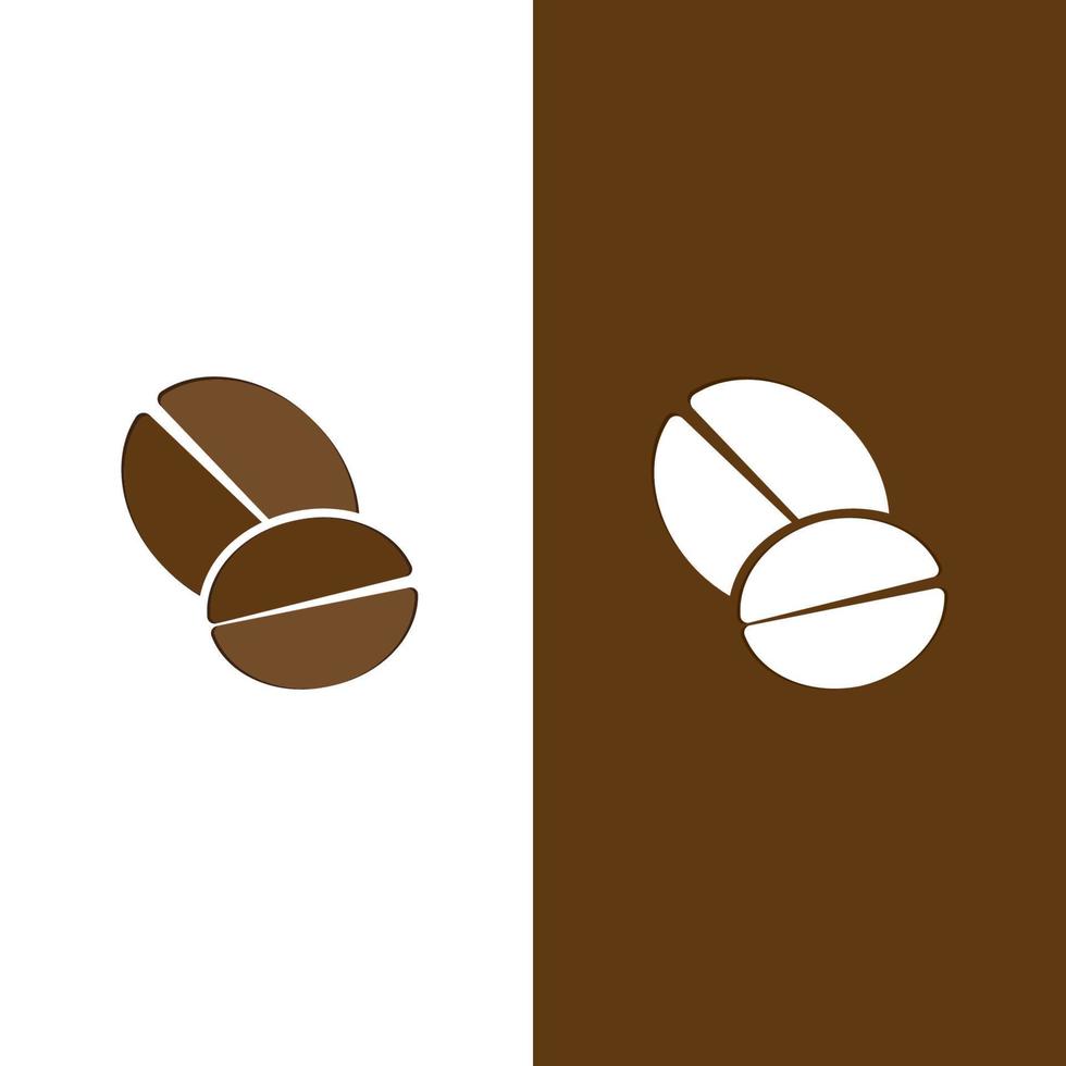 coffee bean icon vector