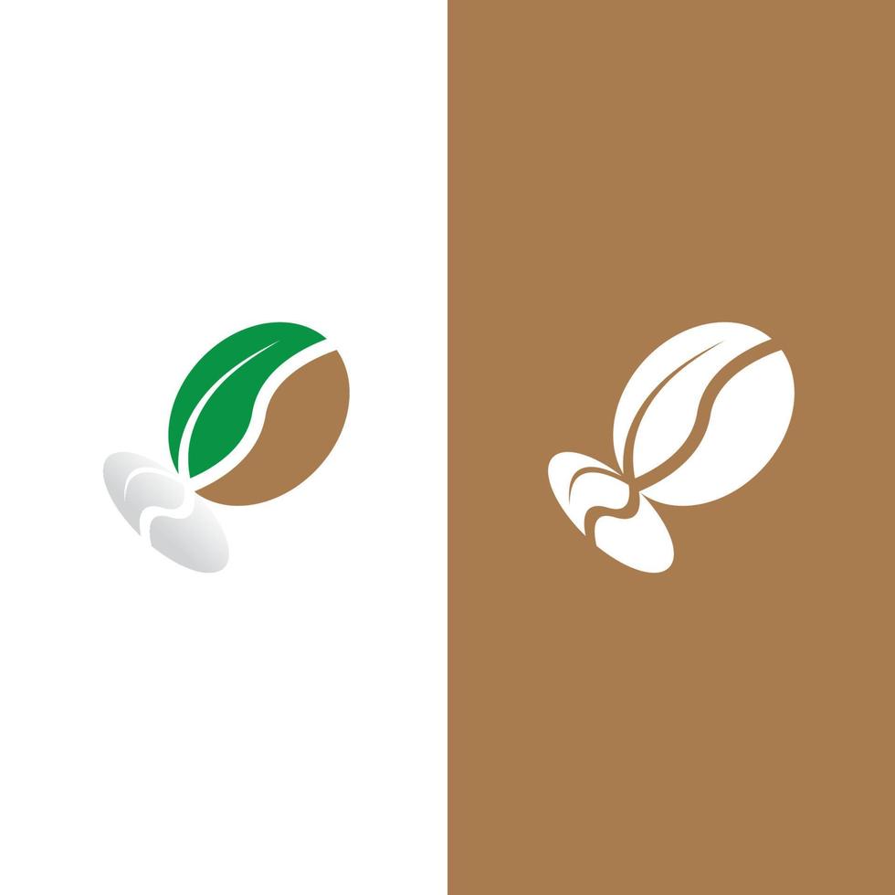 coffee bean icon vector