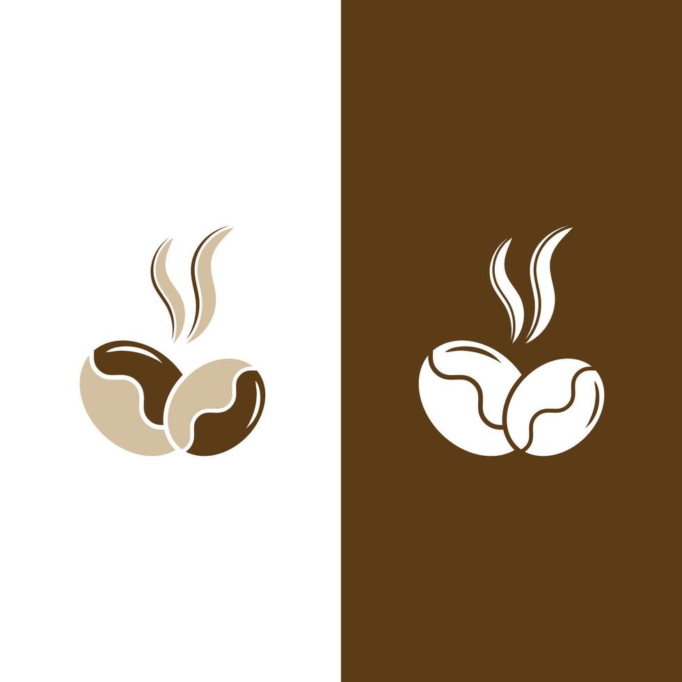 coffee bean icon vector