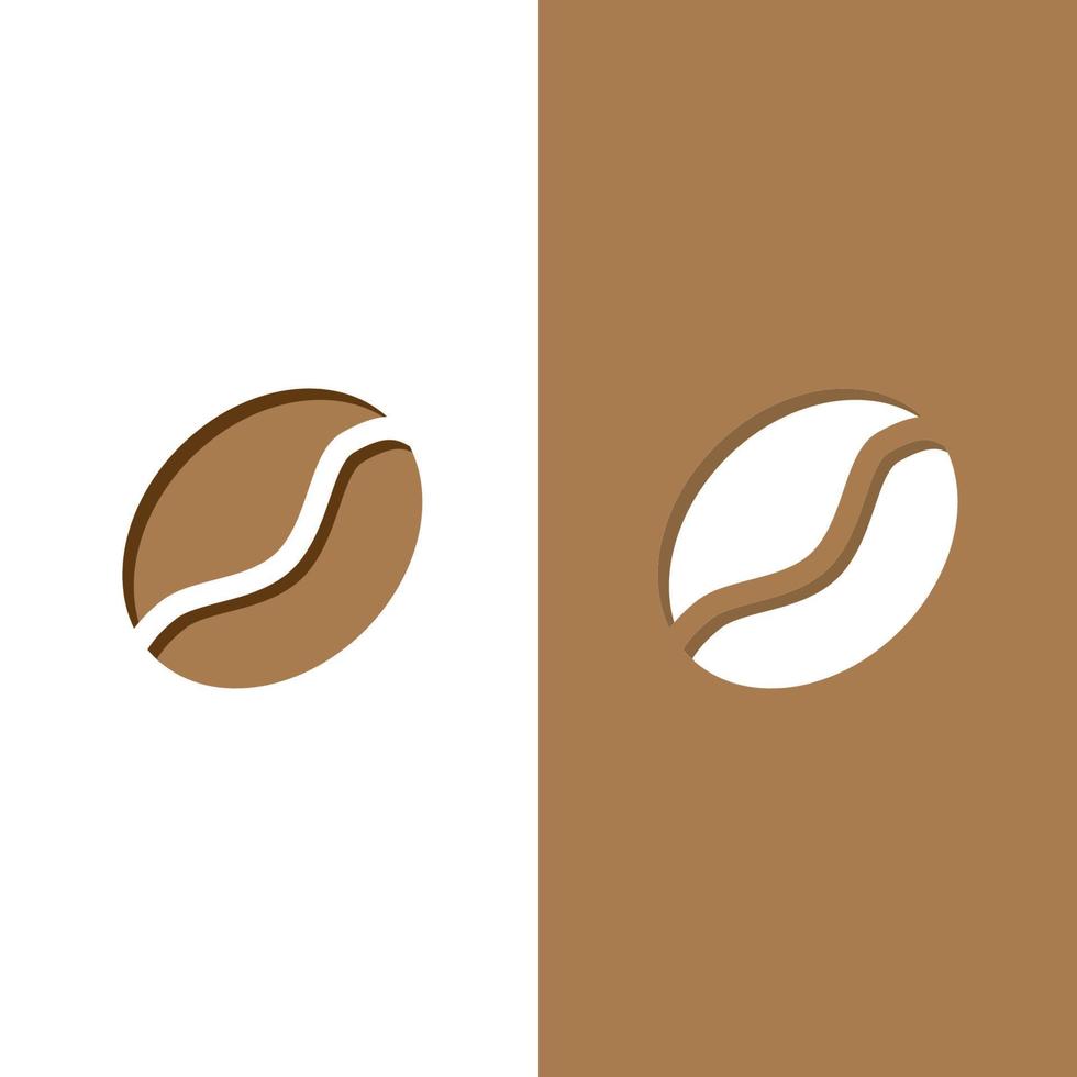 coffee bean icon vector