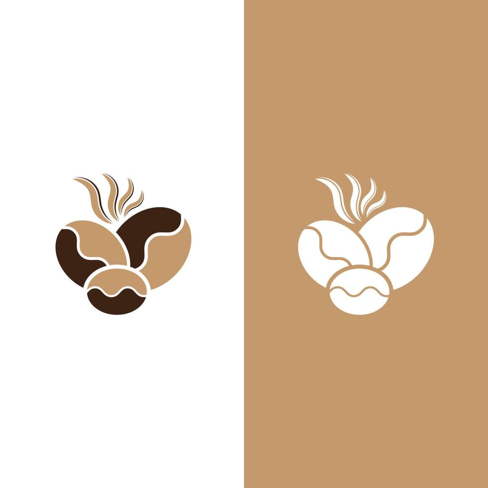 coffee bean icon vector