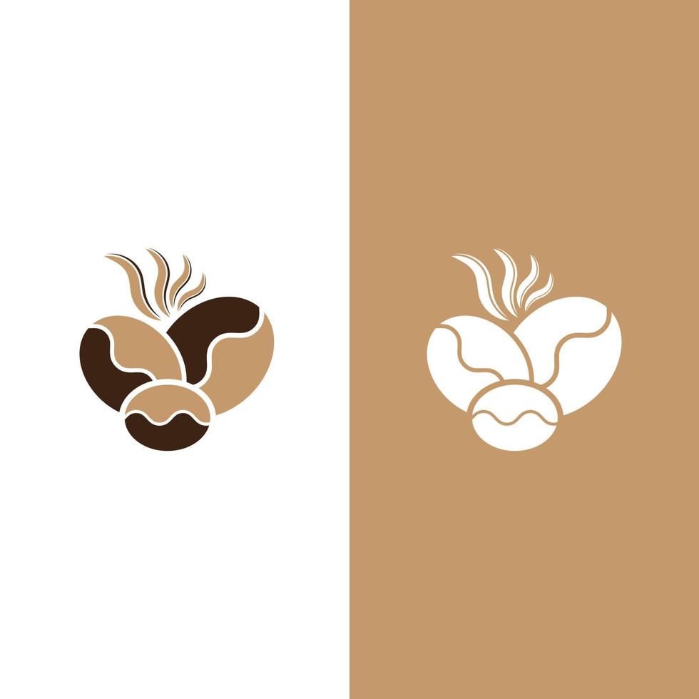 vector de icono de grano de café