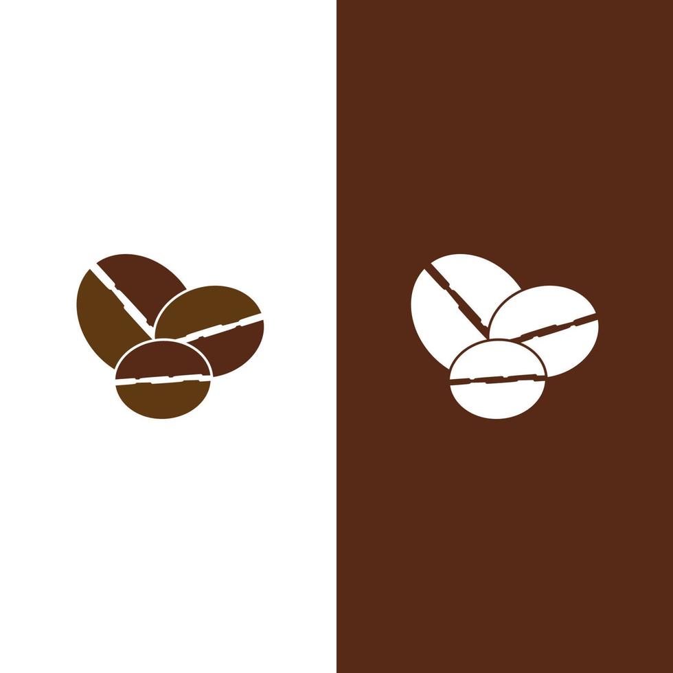 vector de icono de grano de café