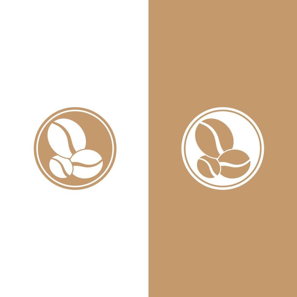 coffee bean icon vector