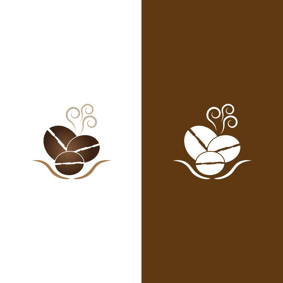 coffee bean icon vector