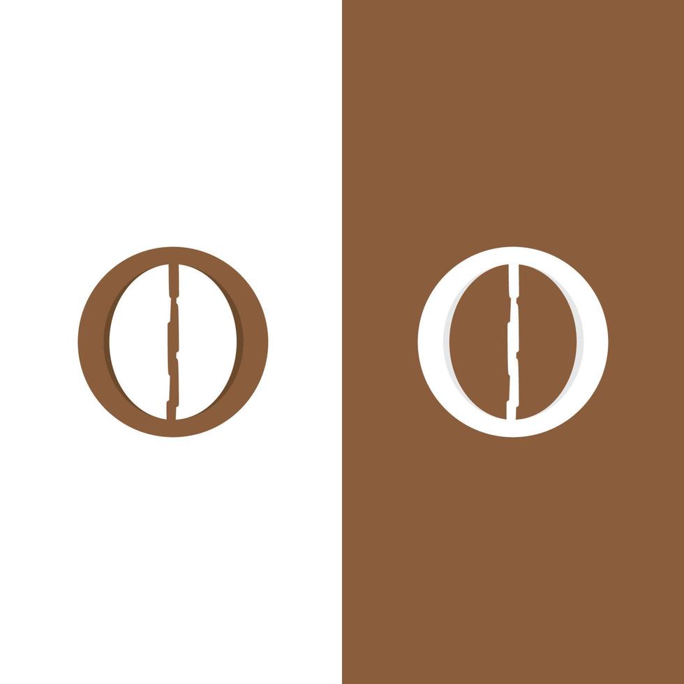 vector de icono de grano de café