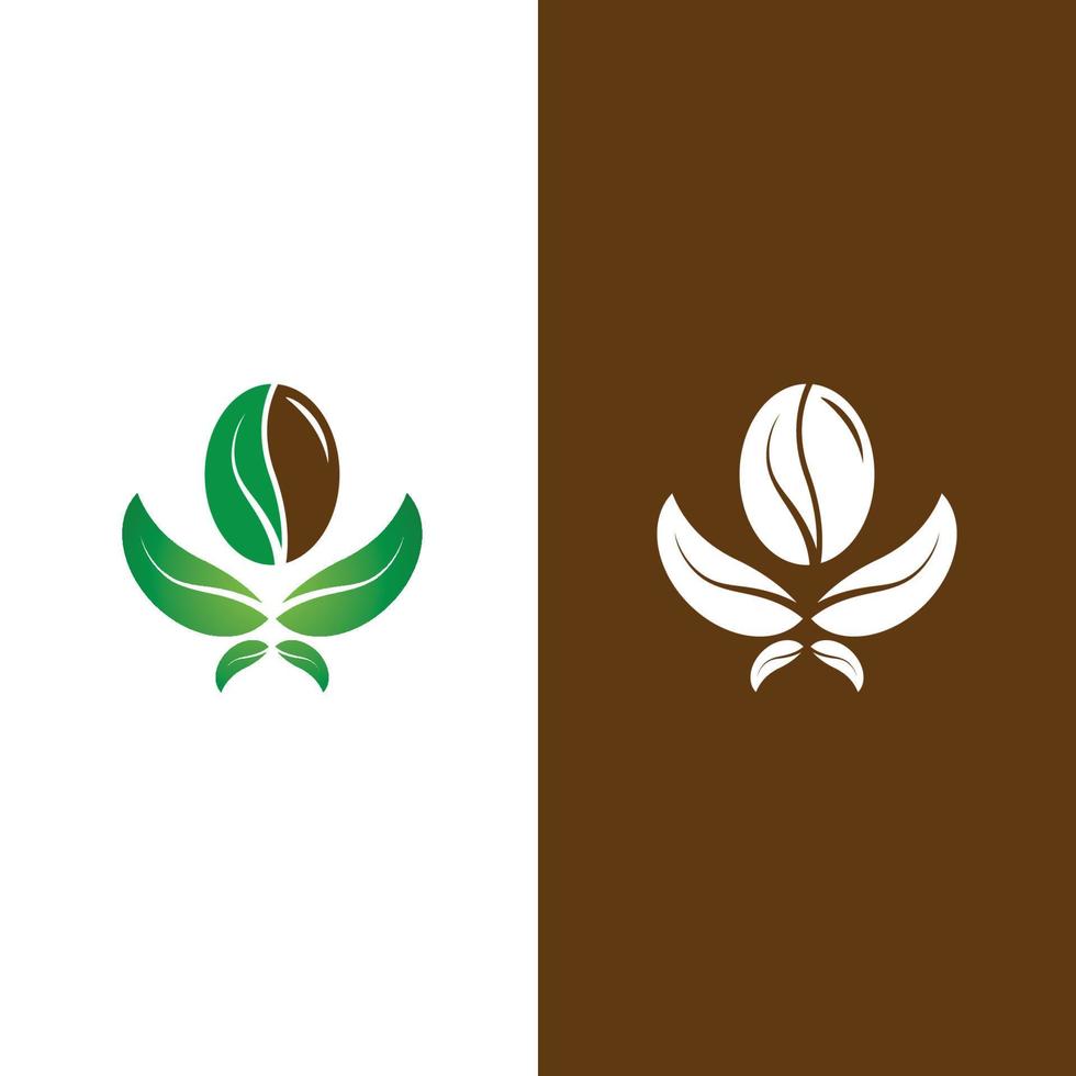 vector de icono de grano de café