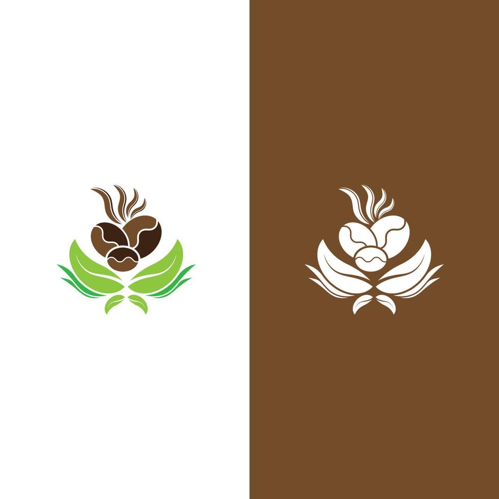 coffee bean icon vector