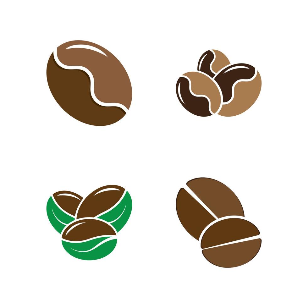 vector de icono de grano de café