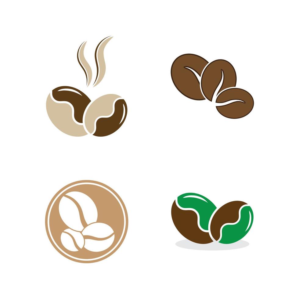 vector de icono de grano de café