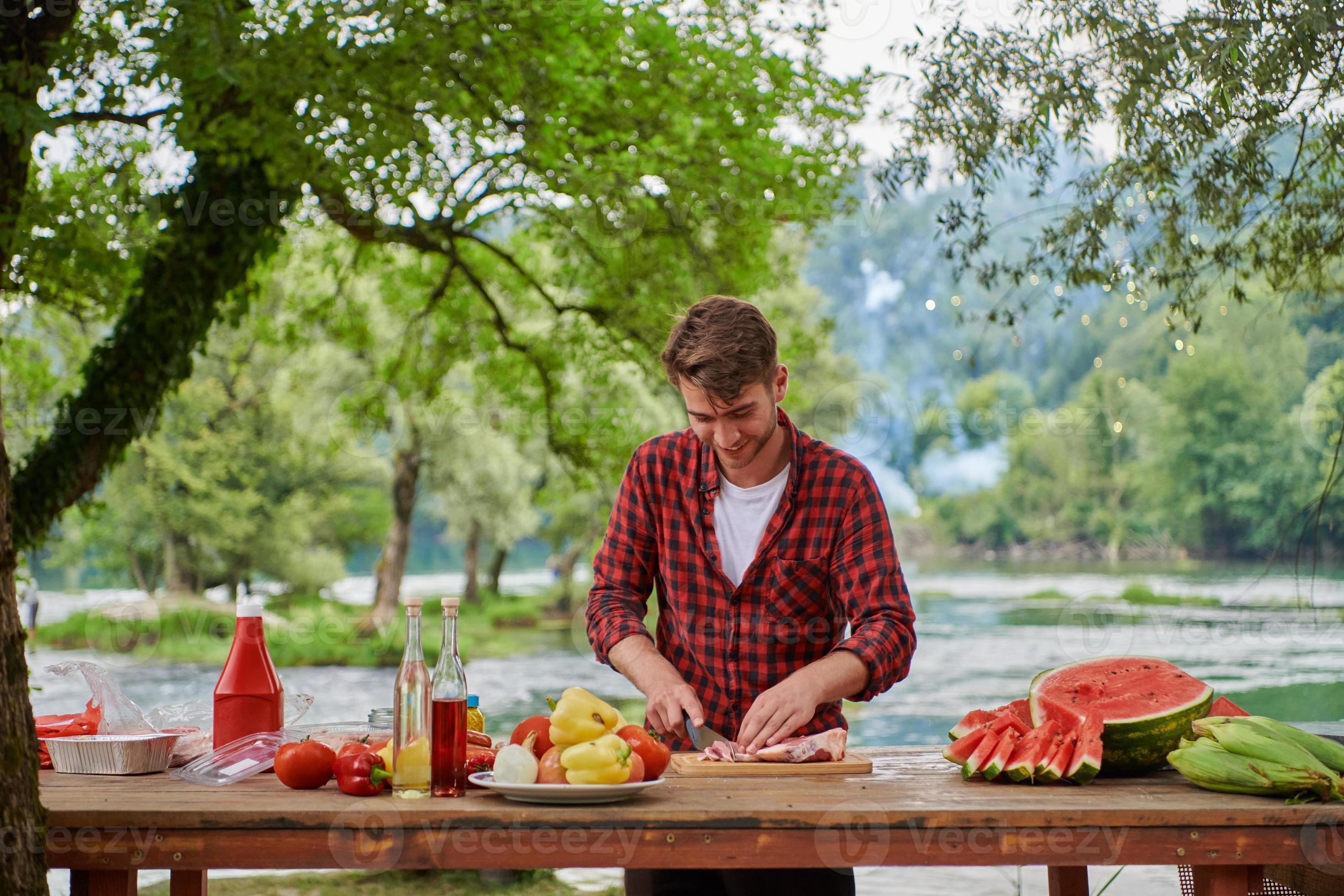 Man Cooking Tasty Food For French Dinner Party 10989916 Stock Photo At man-cooking-tasty-food-for-french-dinner-party-10989916-stock-photo-at