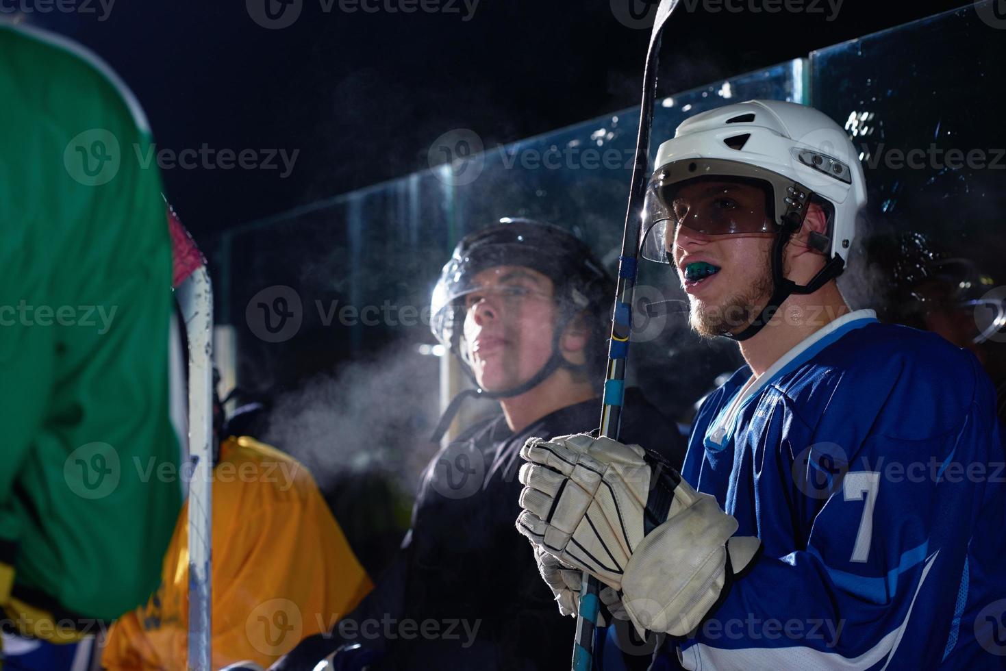 ice hockey player portrait photo