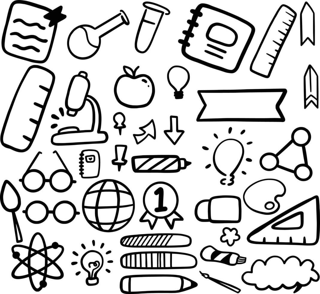 Education Hand Drawn Elements vector